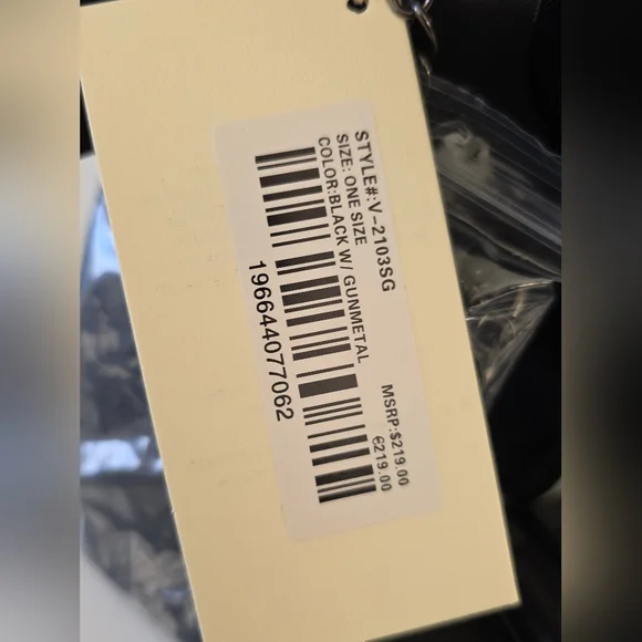 Valentino Orlandi Satchel Crossbody NWT - Gunmetal Harware - Picture 6 of 9